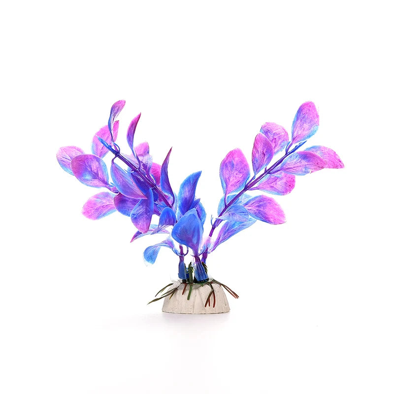 15CM/10CM Underwater Artificial Aquatic Plant Ornaments for Aquarium Fish Tank Green Water Grass Landscape Decoration Hot