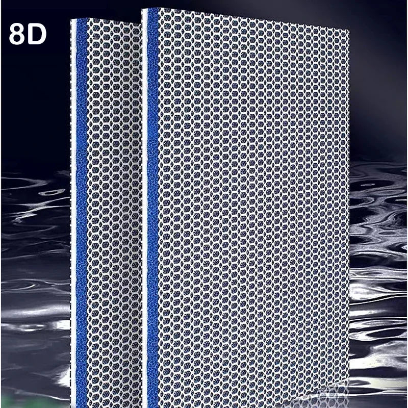 12D 8D Aquarium Filter Sponge Media Upgraded 12-Layers No Glue Filter Pads Fish Tank Skimmer Koi Pond Filter Cotton Accessories