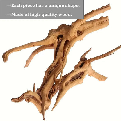 20-25CM Large Aquarium Driftwood Natural Fish Tank Plant Decor Tree Fish Bowl Stump Aquarium Fishtank Landscaping Decor Pet