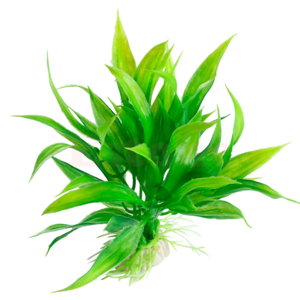 15CM/10CM Underwater Artificial Aquatic Plant Ornaments for Aquarium Fish Tank Green Water Grass Landscape Decoration Hot