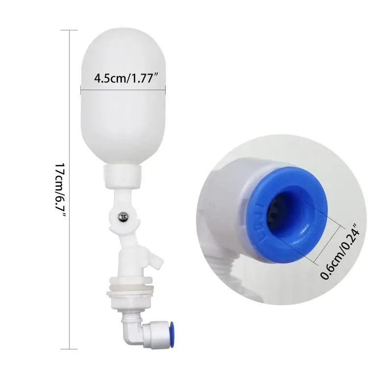 Automatic Plastic Mini Float Ball Valve with Adjustable Arm Filter Float Valve Automatic Water Float Valve for Water Tank Pump