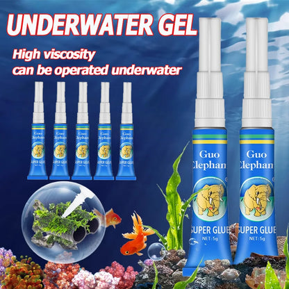 3/5/10Pcs Fish Tank Landscaping Moss Glue Aquarium Aquatic Water Grass Stick Fixing Glue Aquatic Plants Driftwood Underwater Gel