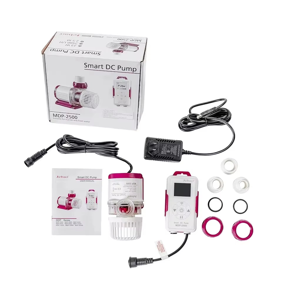 Jebao MDP Series DC Aquarium Submersible Water Pump WIFI Control Fish Tank Circulation Return Pump with LCD Display Controller
