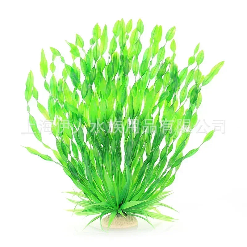 Artificial Underwater Plants Aquarium Fish Tank Seaweed Decoration Green Purple Water Grass Viewing Decorations for Home