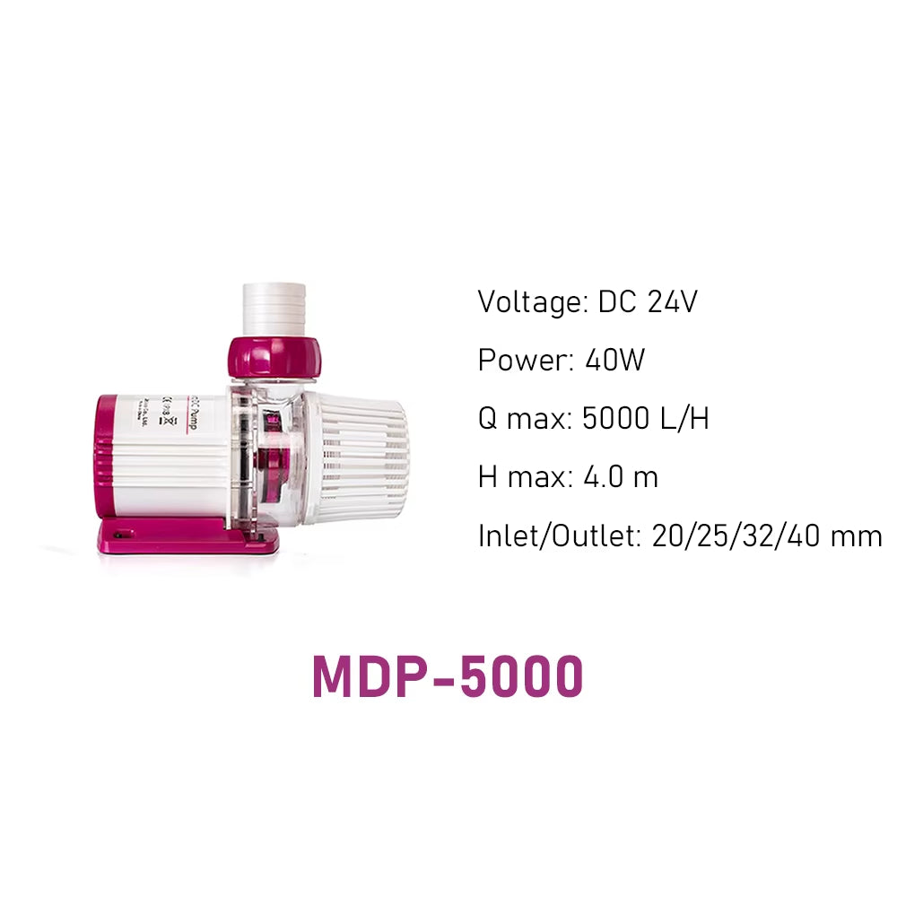 Jebao MDP Series DC Aquarium Submersible Water Pump WIFI Control Fish Tank Circulation Return Pump with LCD Display Controller
