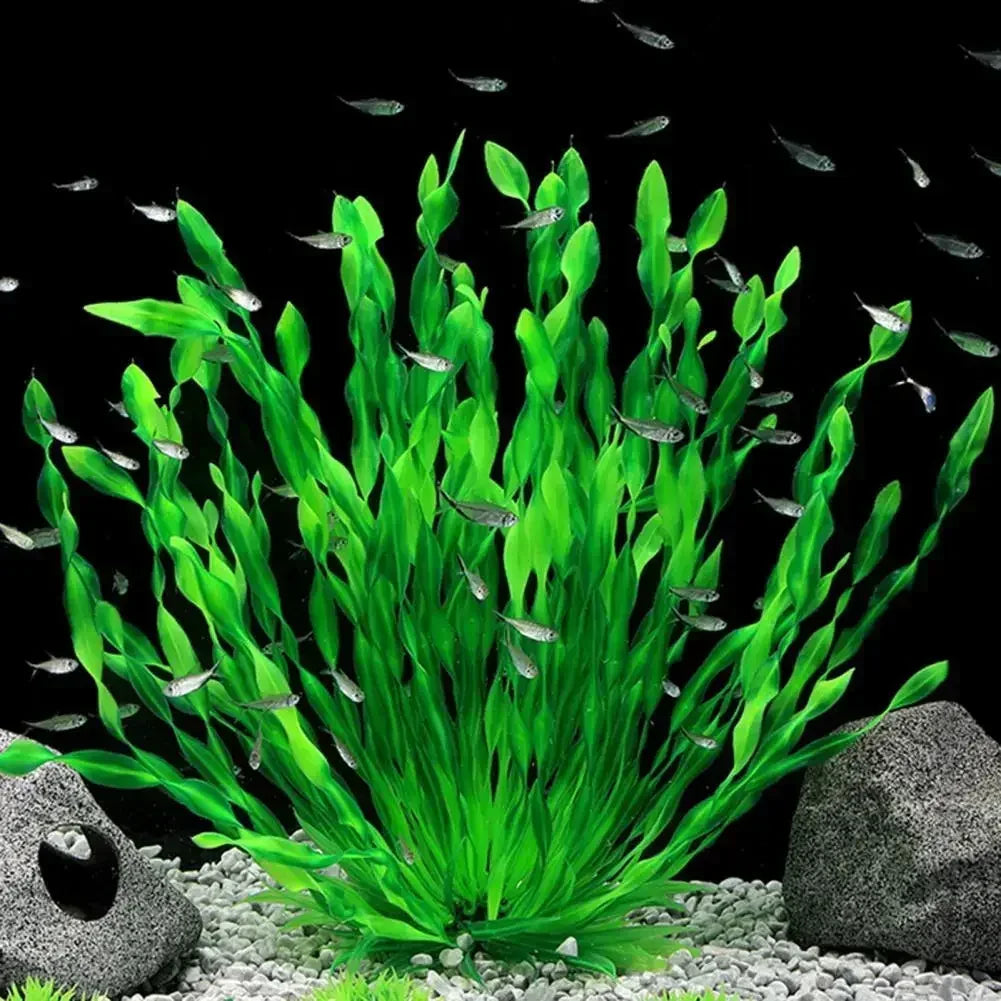 Artificial Underwater Plants Aquarium Fish Tank Seaweed Decoration Green Purple Water Grass Viewing Decorations for Home