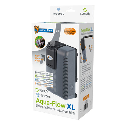 SUPERFISH AQUAFLOW INTERNAL POWER FILTER AQUARIUM SPRAY BAR FISH TANK BIO MEDIA