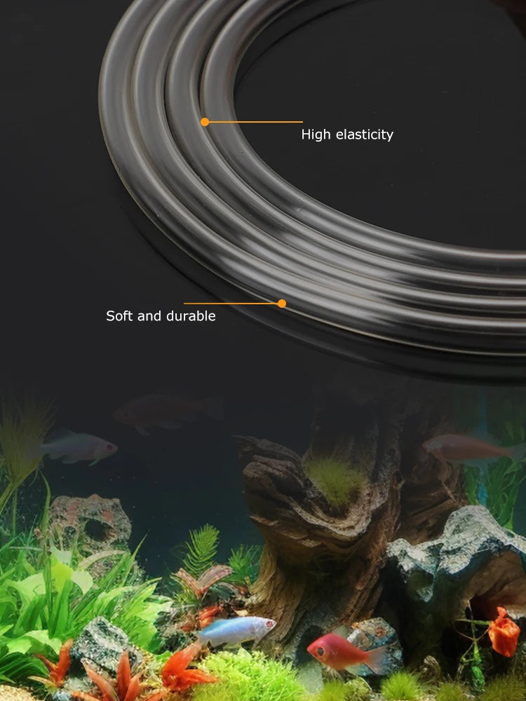 Soft Silicone Aquarium CO2 Tube Pipe Oxygen Hose CO2 System Equipment Accessories High Pressure Fish tank Special Pipe