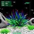 1Pc Artificial Underwater Plants Aquarium Fish Tank Seaweed Decoration Green Purple Water Grass Viewing Decorations for Home