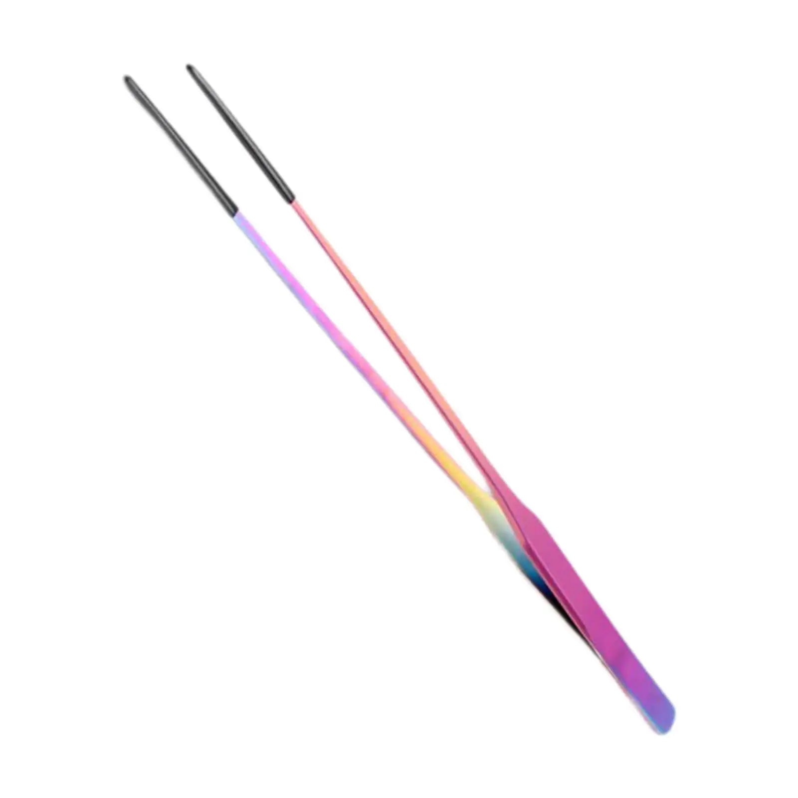 Aquarium Tweezers Reptile Feeding Tongs Rust Resistant Soft Tip Metal Clamp for Equipment for Reptiles Terrarium