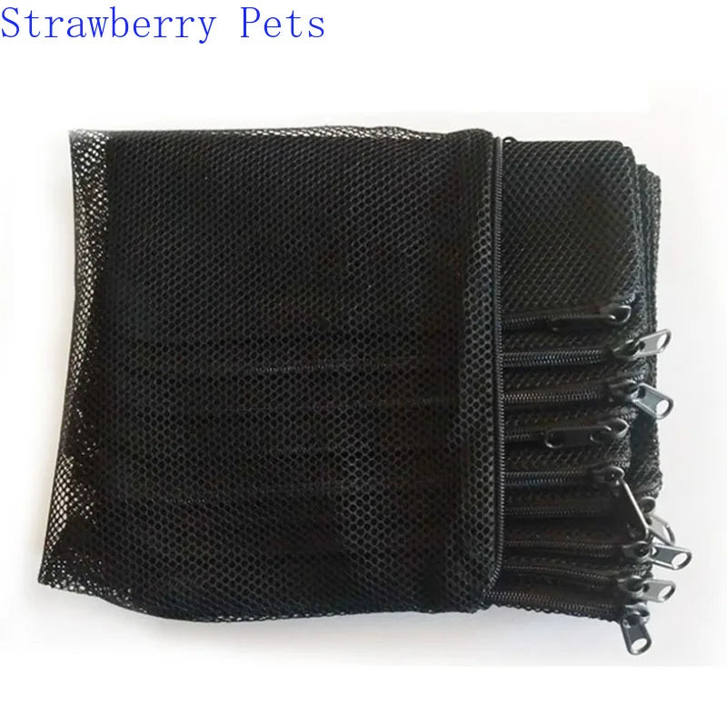 5Pcs Filter Mesh Bag Aquarium Pond for Bio Ball Carbon Media Ammonia Fish Tank Isolation Bag Accessories