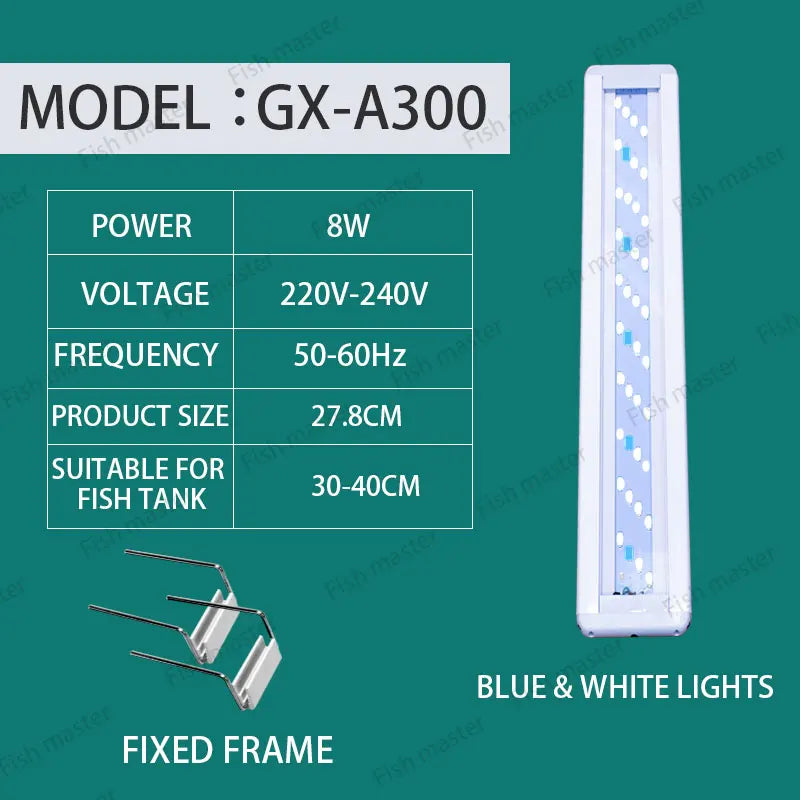 Plants Growing Lights Fish Tank Lights Small Clip Lights Aquarium Irradiation Accessories LED Light Decoration Lamp