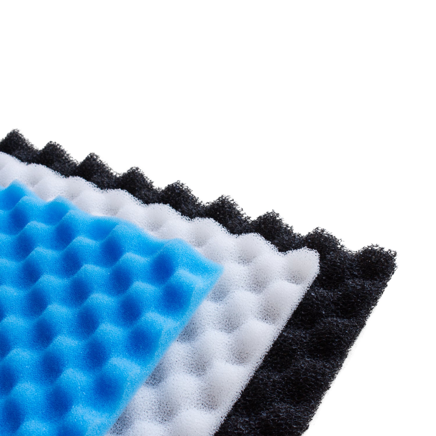 POND FILTER FOAM REPLACEMENT MEDIA SET PACK of 3 FINE MEDIUM COARSE SPONGE SPARE
