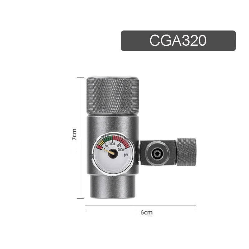 Aquarium Co2 Regulator Mini System Carbon Dioxide Reducer Solenoid Valve Cylinder Accessories Fish Tank Equipment Terrarium Set
