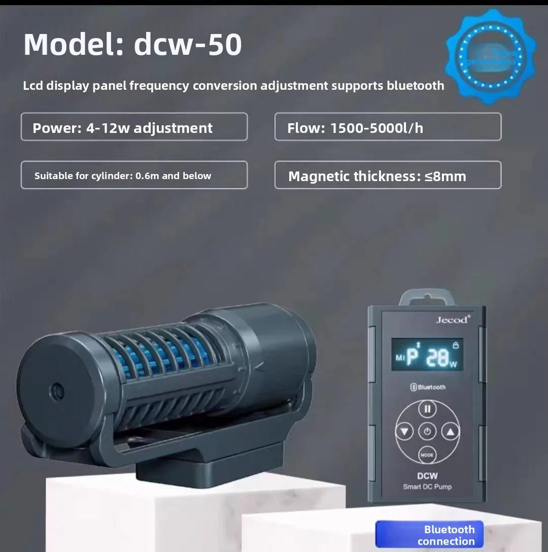 jebao jecod DCW fish farming WIFI fish tank sea tank circulation silent frequency conversion wave filter cross flow pump