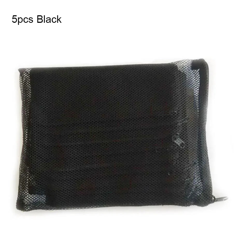 5Pcs Filter Mesh Bag Aquarium Pond for Bio Ball Carbon Media Ammonia Fish Tank Isolation Bag Accessories