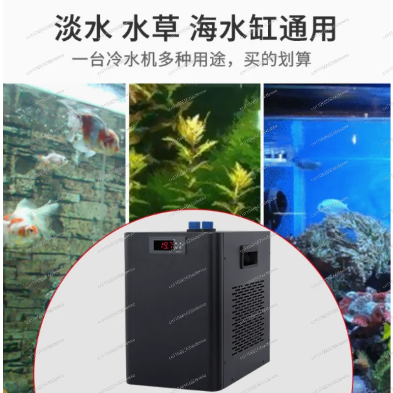 Chiller, fish tank, chiller, automatic cooler, household aquarium cooling equipment, small compressor, water cooling