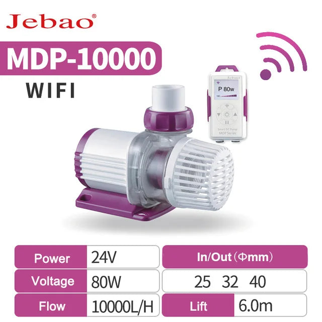 Jebao MDP DCS 2000-20000L/H DC Pump Water Dispensing Wave Making Inverter Submersible WiFi Pumps For Fish Tank Aquarium