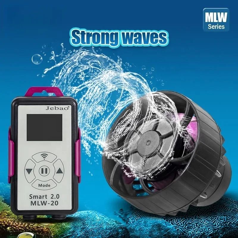 Jebao MLW Series DC Magnetic Wave Maker WIFI Ultra Quiet Variable Frequency Circulation Pump for Marine Reef Aquarium