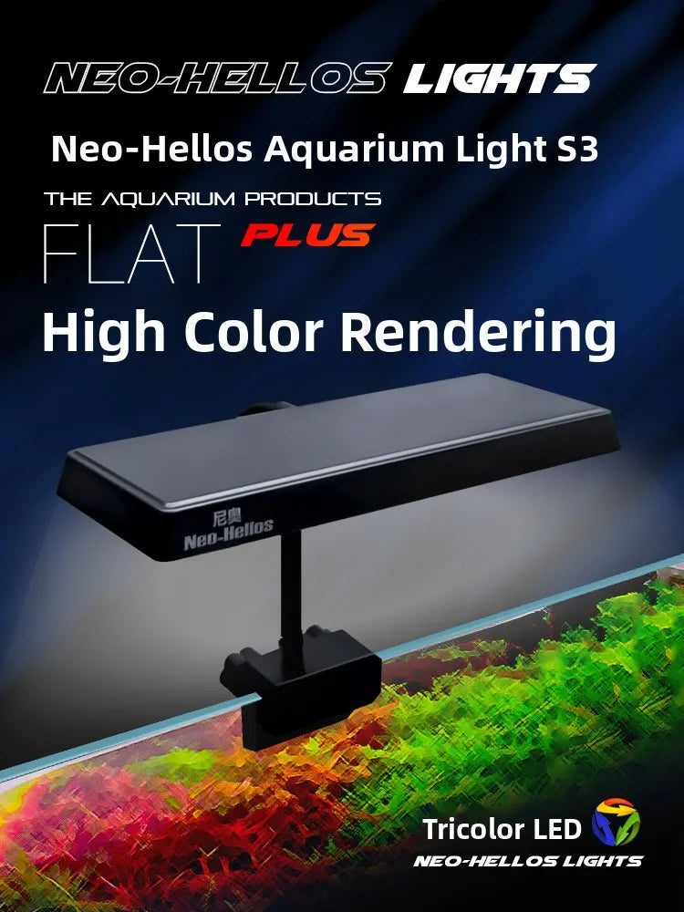 Neo S3 Full Spectrum Plant Growth LED Light for Aquarium Color Enhancing Algae Bloom Control Landscape Lighting Pet Equipment