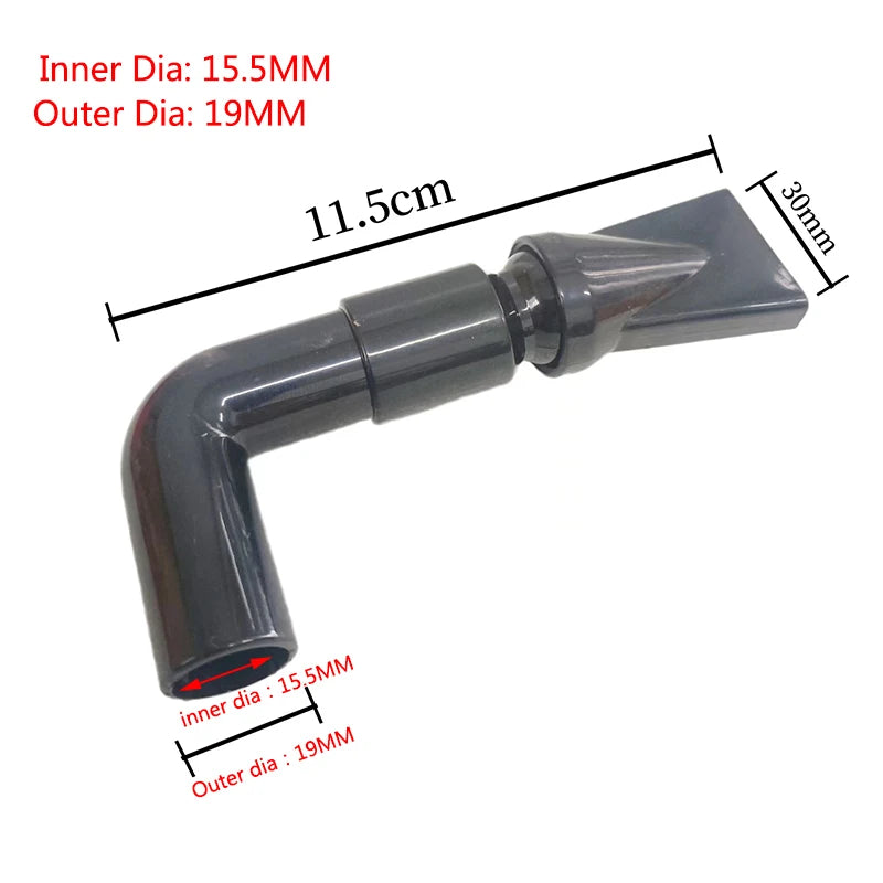 1Pcs Fish Tank Pump Duckbill Nozzle Adjustable Aquarium Filter Pump Rotating Water Outlet Return Pipe Connector Plumbing Fitting