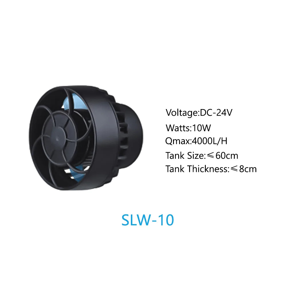 Jebao Jecod SLW Series Manual Control Constant Compatible SINE Aquarium Wavemaker Pump for Freshwater Saltwater Fish Tank