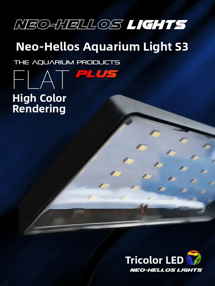 Neo S3 Full Spectrum Plant Growth LED Light for Aquarium Color Enhancing Algae Bloom Control Landscape Lighting Pet Equipment