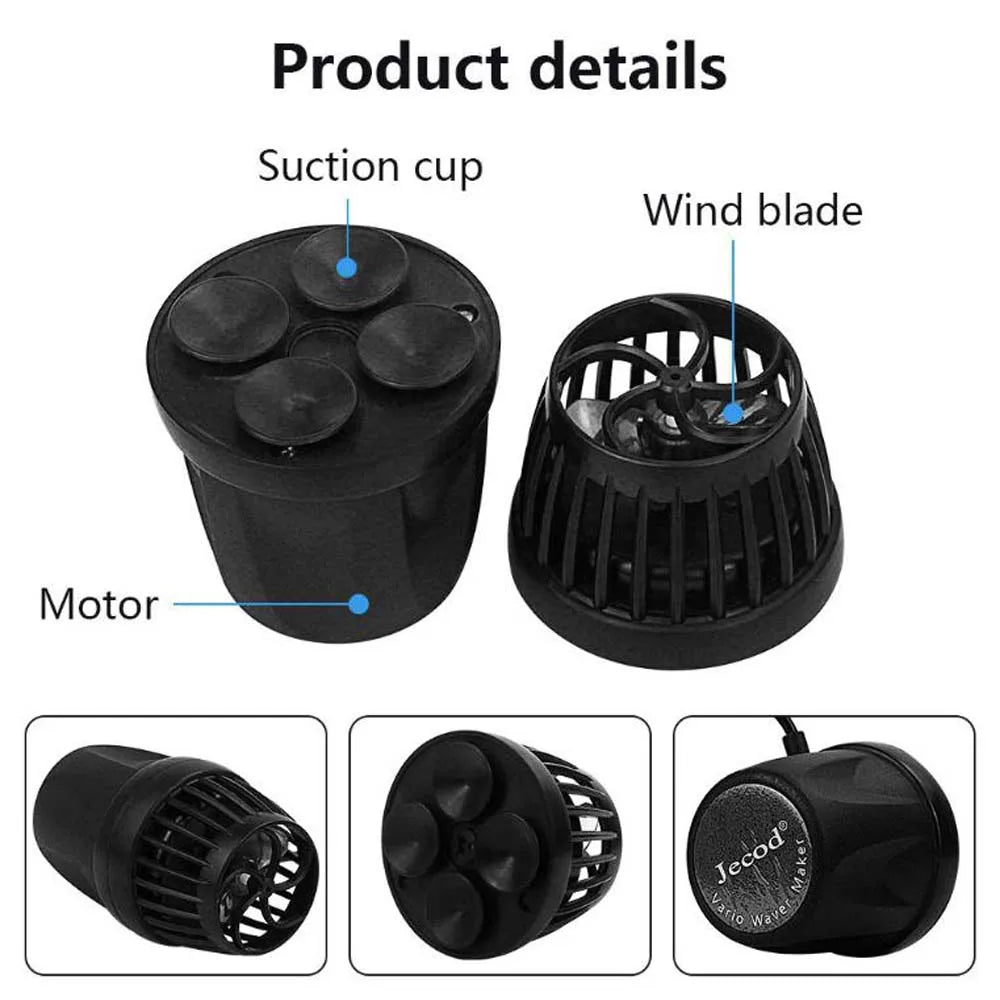 DMP-10/15 Smart Wave Maker Bluetooth App Control Aquarium Pump for Freshwater Planted Marine Aquarium 60cm 24inch Tank 20gallon