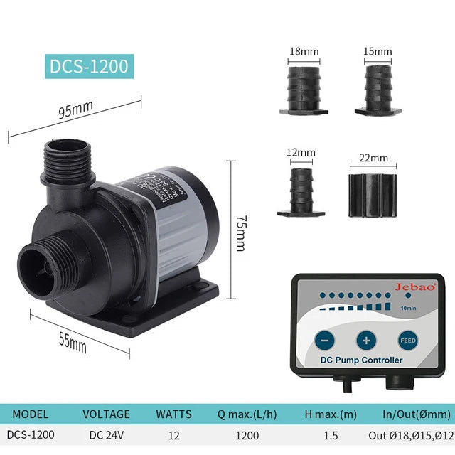 Jebao MDP DCS 2000-20000L/H DC Pump Water Dispensing Wave Making Inverter Submersible WiFi Pumps For Fish Tank Aquarium
