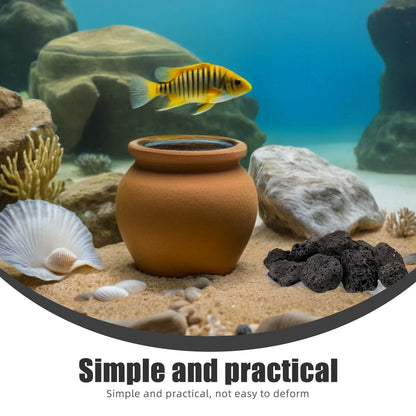 1Pack Natural Volcanic Stones Lava Rocks Small Size Fish Tank Decoration Potted Plants Planter Rocks Aquarium Accessories