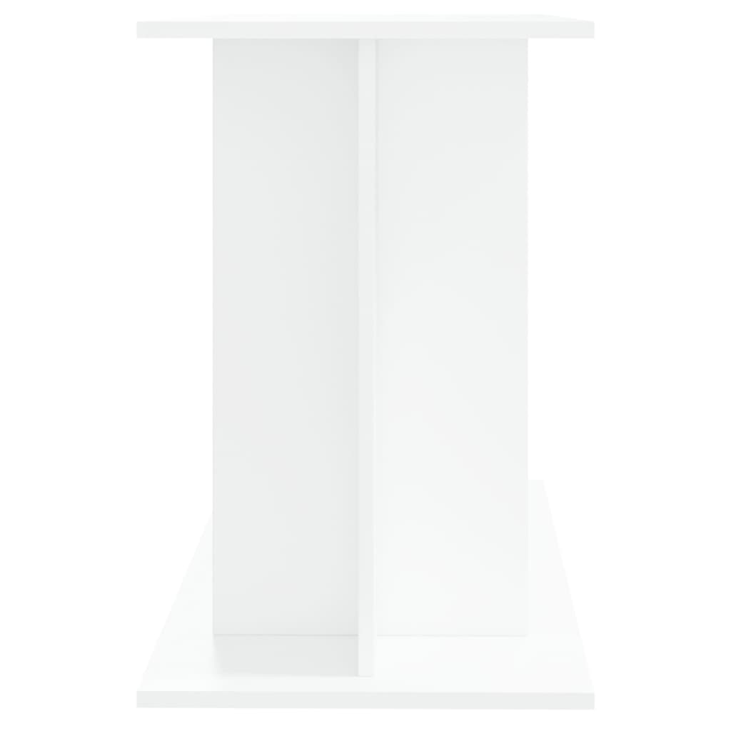 NNEVL Aquarium Stand White 100x40x60 cm Engineered Wood