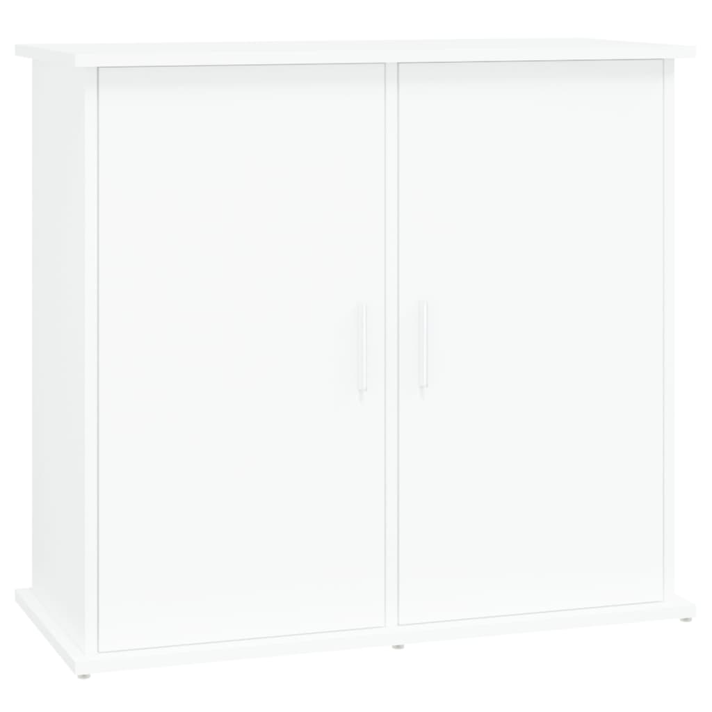 NNEVL Aquarium Stand White 81x36x73 cm Engineered Wood