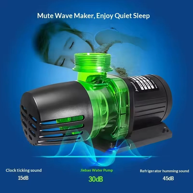 Jebao DC Pump DCP Series Sine Pump Fish Tank Aquarium Water Pump Silent Freshwater Saltwater Submersible Pump for Garden