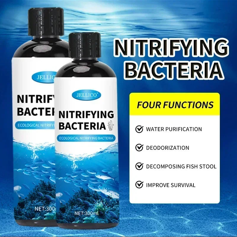 Nitrifying Bacteria Liquid Fish Tank Water Purifier Aquarium Fish Farming Medicine Supplies Fishbowl Water Treatment Products