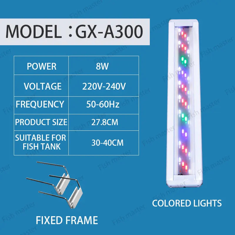 Plants Growing Lights Fish Tank Lights Small Clip Lights Aquarium Irradiation Accessories LED Light Decoration Lamp