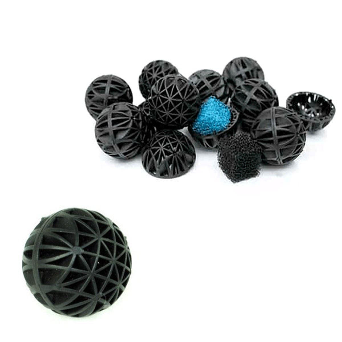 AQUARIUM FILTER MEDIA WOOL BIO BALLS ACTIVE BEADS CARBON FISH TANK FILTRATION