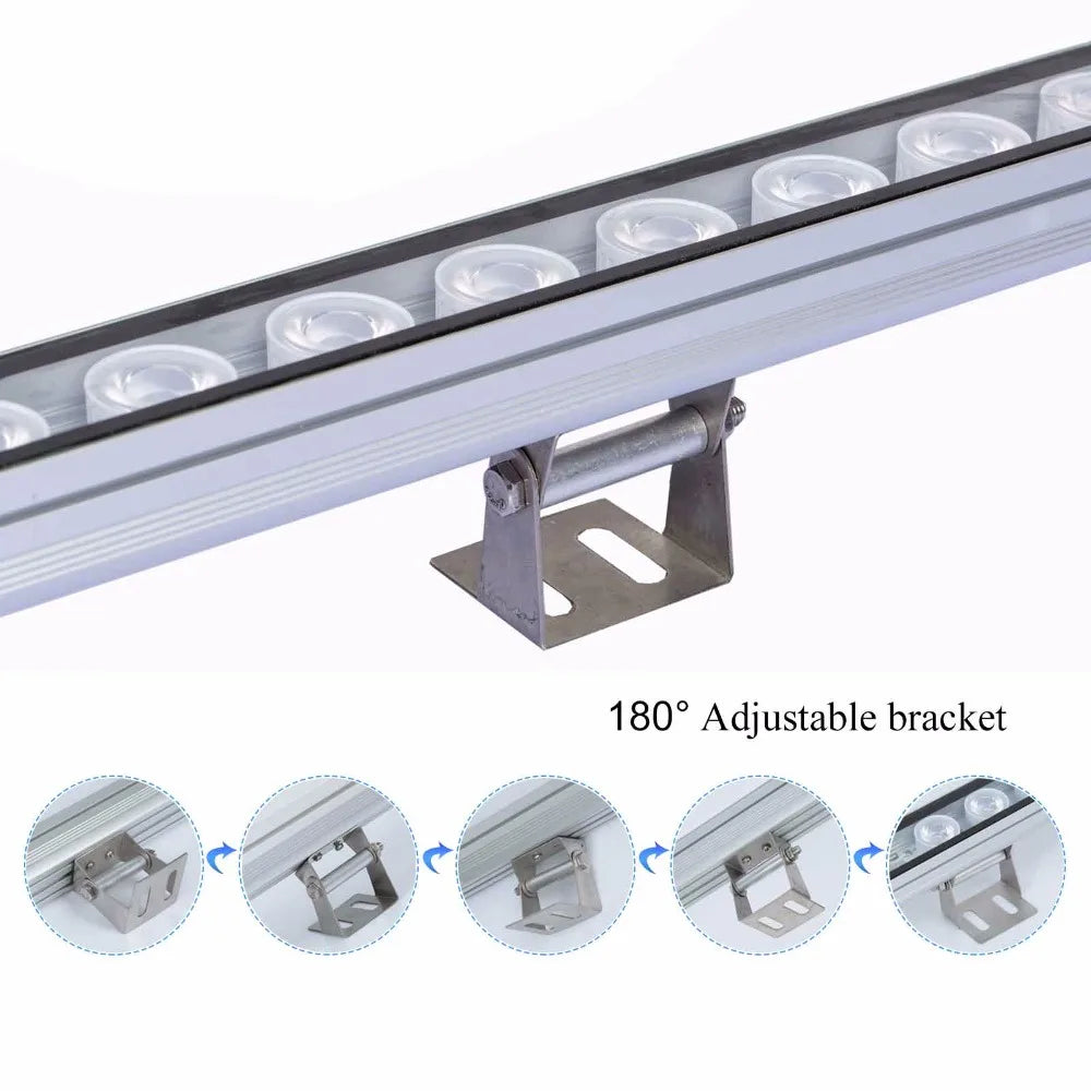 54W/81W/108W Led Aquarium Light with Only 470Nm Blue Spectrum Strip Light Beautiful Your Coral Reef Fish Tank Lamp