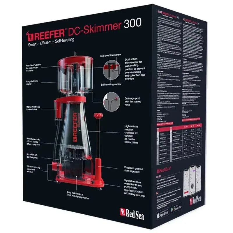 Red Sea REEFER DC Intelligent Protein Skimmer 300/600/900 Slient Skimmer Pump for 300-600L Marine Aquarium Coral Reef Fish Tanks