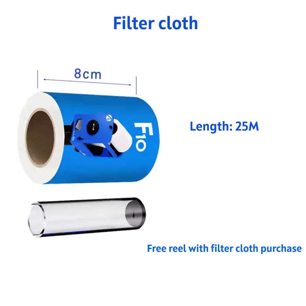 AIPAI FIO Smart Filter Roller System with LCD Screen Controller APP Control Filter Cloth Machine Aquarium Automatic Filter