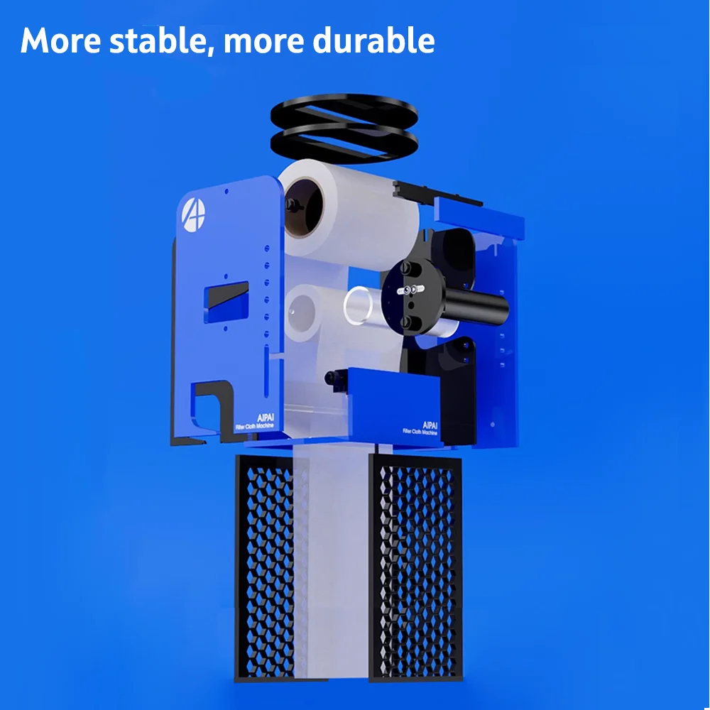AIPAI FIO Smart Filter Roller System with LCD Screen Controller APP Control Filter Cloth Machine Aquarium Automatic Filter