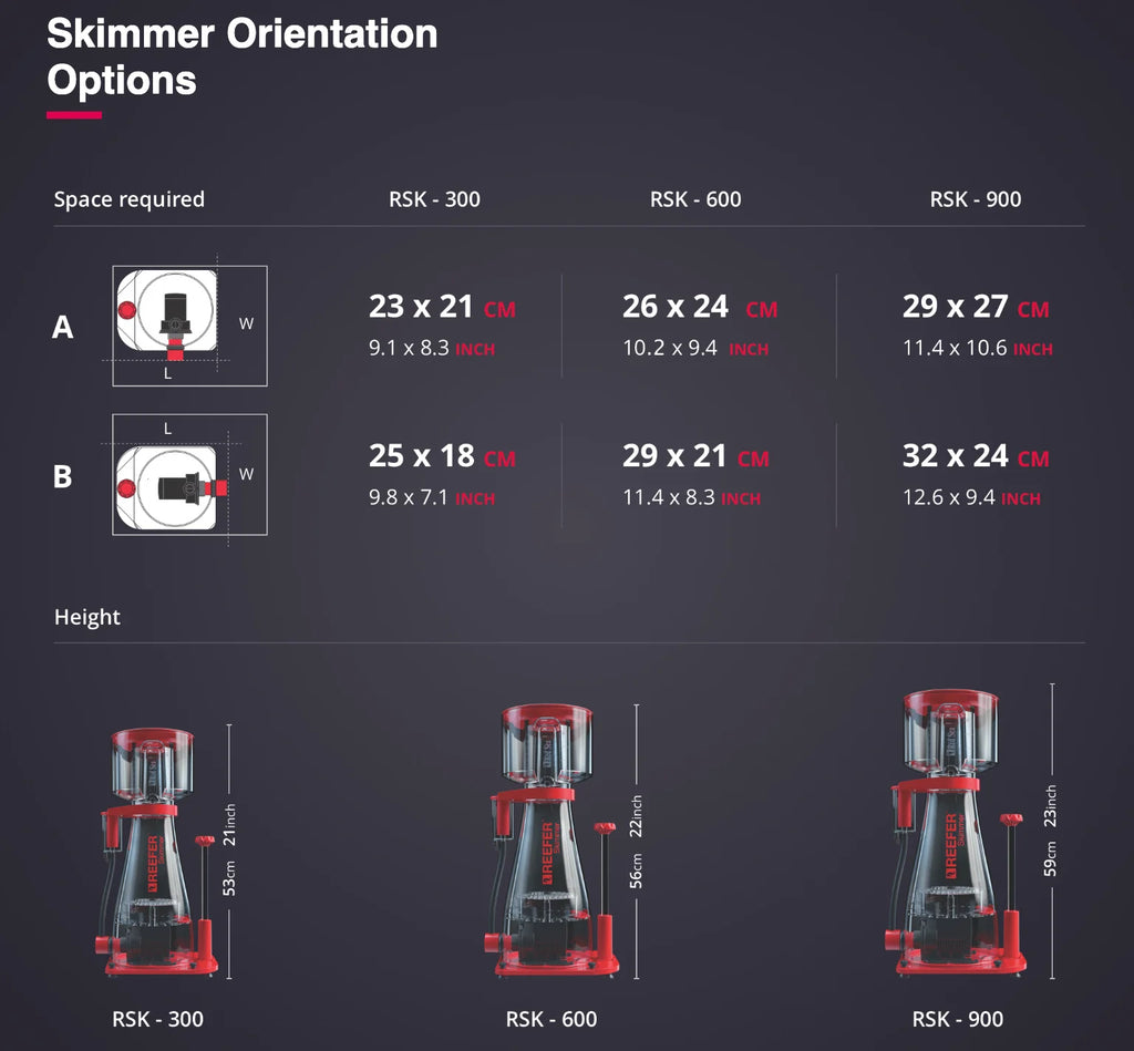 Red Sea REEFER DC Intelligent Protein Skimmer 300/600/900 Slient Skimmer Pump for 300-600L Marine Aquarium Coral Reef Fish Tanks