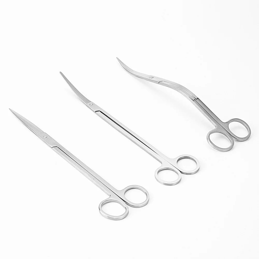 6-In-1 Stainless Steel Aquarium Tools Set Scissors Tweezers Algae Scraper Sand Shovel Fish Tank Plant Cleaning Accessories