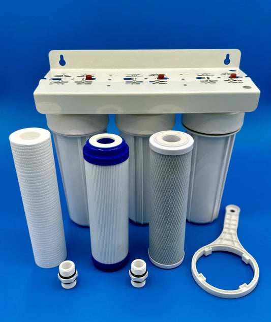 3 Stage HMA High Flow Water Filter Sediment & Chlorine Removal