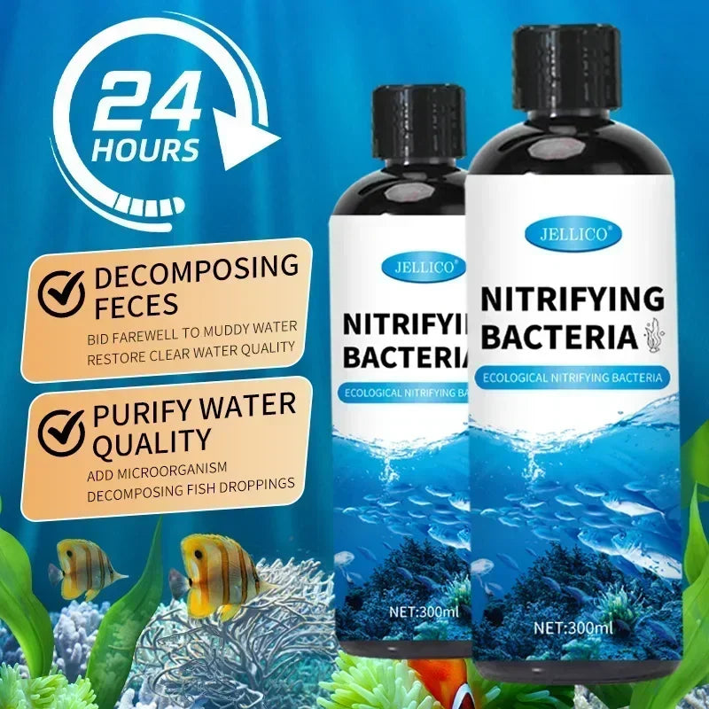 Nitrifying Bacteria Liquid Fish Tank Water Purifier Aquarium Fish Farming Medicine Supplies Fishbowl Water Treatment Products