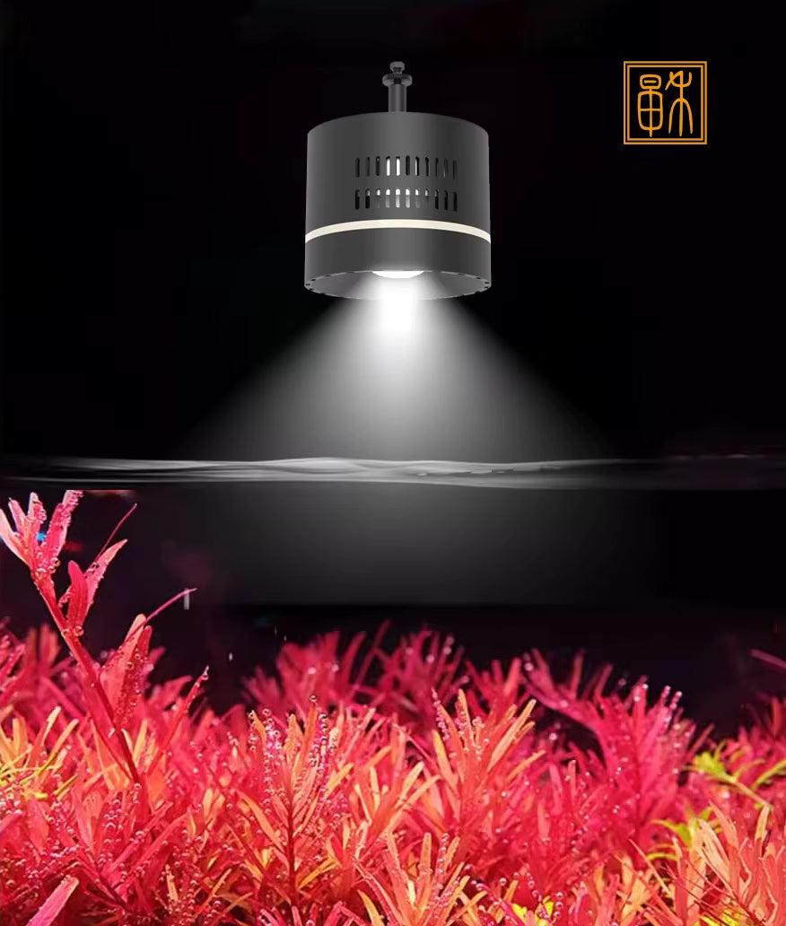 Zaohetian 100W Telescopic Direct with Steel Wire Rope Timed Dimming Aquarium Downlight Super Bright Led Aquarium Lamp