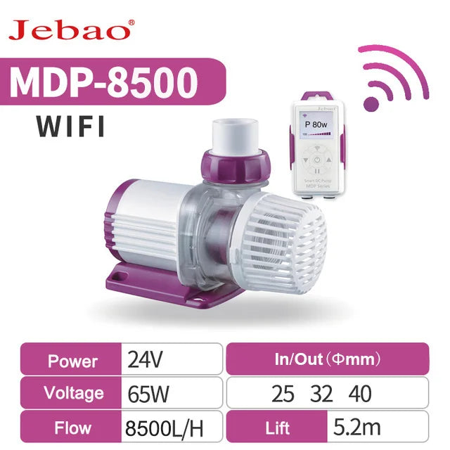 Jebao MDP DCS 2000-20000L/H DC Pump Water Dispensing Wave Making Inverter Submersible WiFi Pumps For Fish Tank Aquarium