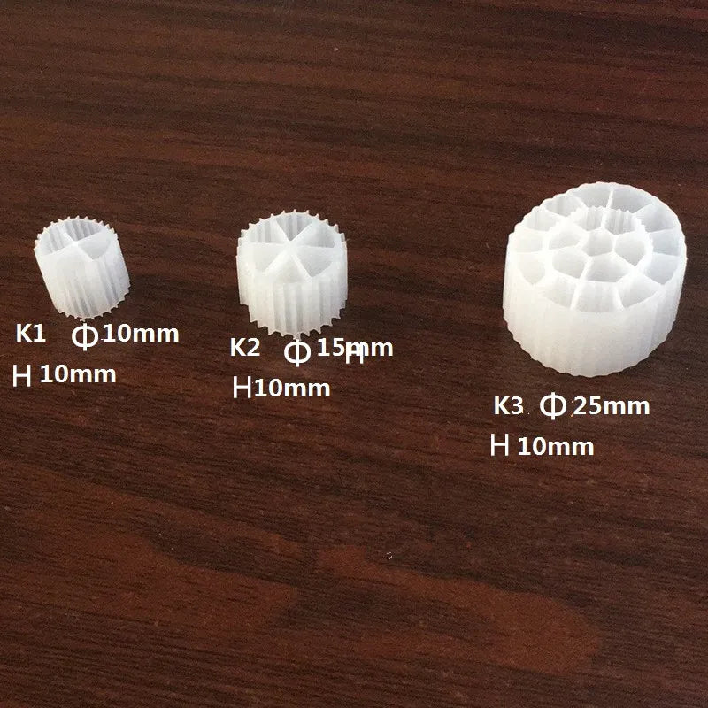 K1 K2 K3 Aquarium Koi Pond Plastic Biochemical Filter Media Fish Tank Filter Material Bacteria House Free Shipping