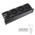 Adjustable Wind Speed Cooling Fan Fish Tank Cooling Fan Timing Fish Tank Cooler Glass Thickness ≤12mm Aquarium Accessories