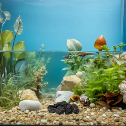 1Pack Natural Volcanic Stones Lava Rocks Small Size Fish Tank Decoration Potted Plants Planter Rocks Aquarium Accessories