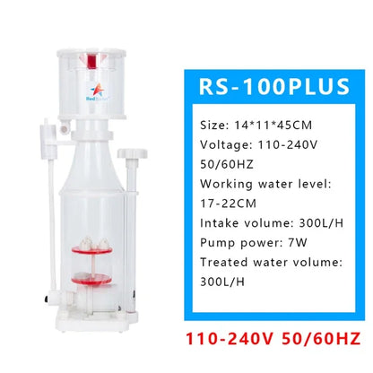 110-240V Red Starfish  Aquarium Internal Protein Skimmer Sump Pump Saltwater Marine Reef Needle Wheel Venturi Pump 200-600L